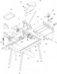Altrad Belle BC 350 Bench Saws Spare Parts - Main Assembly